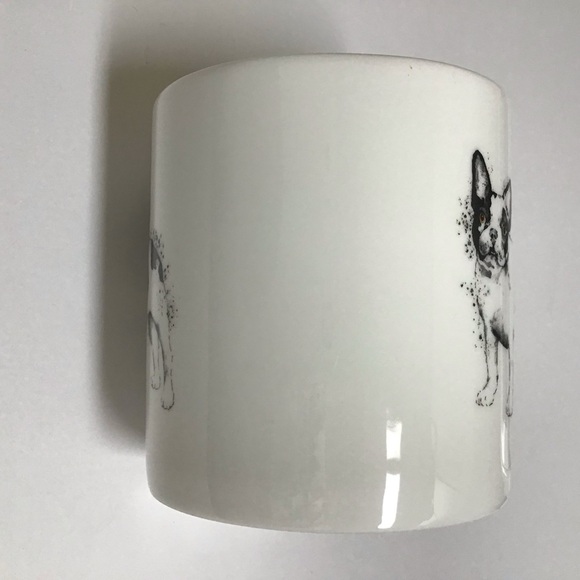 Roy Kirkham Frenchie Dog England Bone China Coffee Mug 2012 French Bulldog NEW - Picture 2 of 13